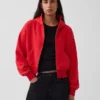 Sweat à capuche oversize en tissu éponge Vintagesoft avec fermeture à glissière en V