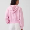 Sweat à capuche oversize en tissu éponge Vintagesoft avec fermeture à glissière en V