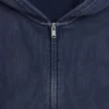 Sweat à capuche oversize en tissu éponge Vintagesoft avec fermeture à glissière en V