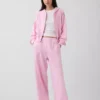Sweat à capuche oversize en tissu éponge Vintagesoft avec fermeture à glissière en V