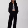 Sweat à capuche oversize en tissu éponge Vintagesoft avec fermeture à glissière en V