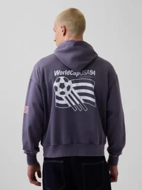 Sweat à capuche oversize en tissu éponge Vintagesoft « Fifa World Cup™ »