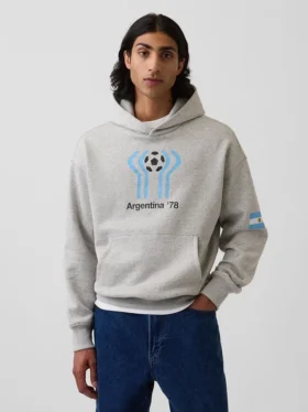 Sweat à capuche oversize en tissu éponge Vintagesoft « Fifa World Cup™ »