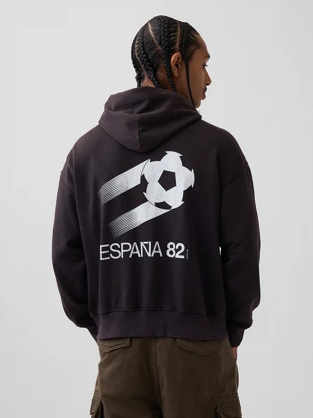 Sweat à capuche oversize en tissu éponge Vintagesoft « Fifa World Cup™ »
