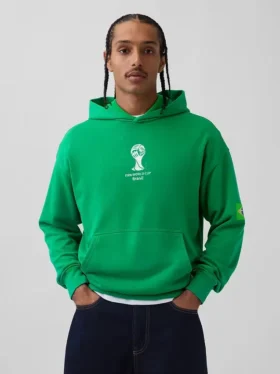 Sweat à capuche oversize en tissu éponge Vintagesoft « Fifa World Cup™ »