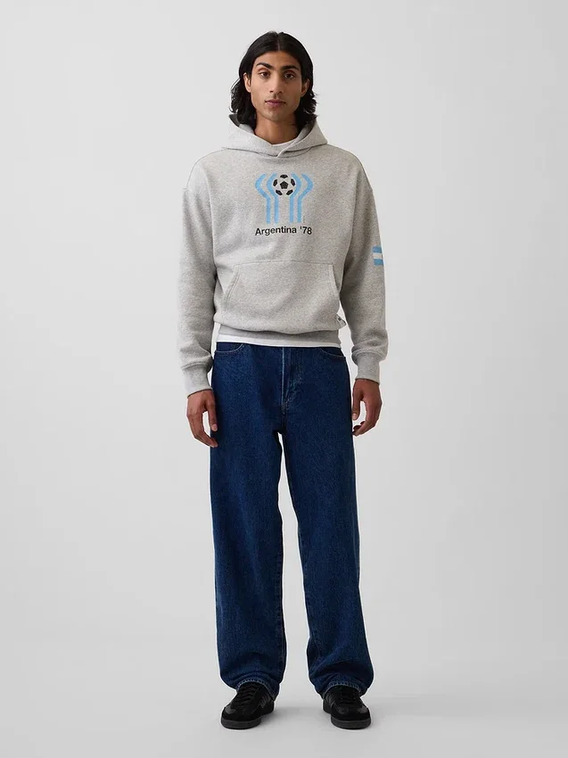 Sweat à capuche oversize en tissu éponge Vintagesoft « Fifa World Cup™ »