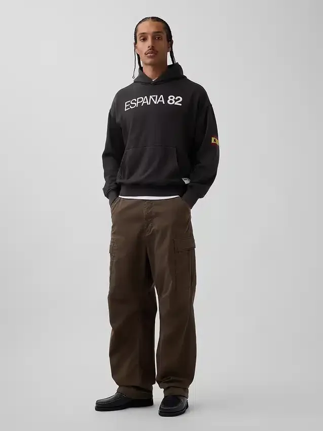 Sweat à capuche oversize en tissu éponge Vintagesoft « Fifa World Cup™ »