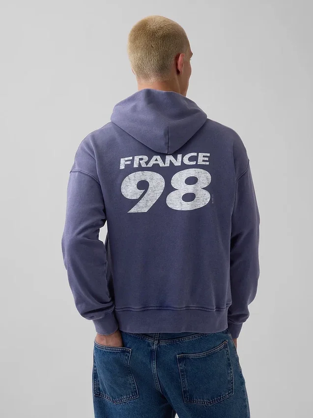 Sweat à capuche oversize en tissu éponge Vintagesoft « Fifa World Cup™ »