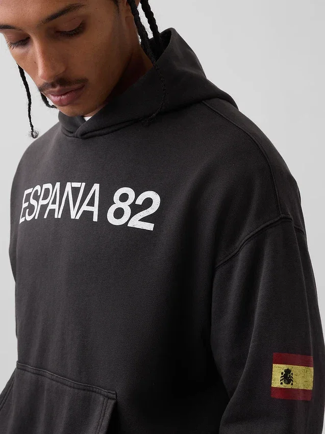 Sweat à capuche oversize en tissu éponge Vintagesoft « Fifa World Cup™ »