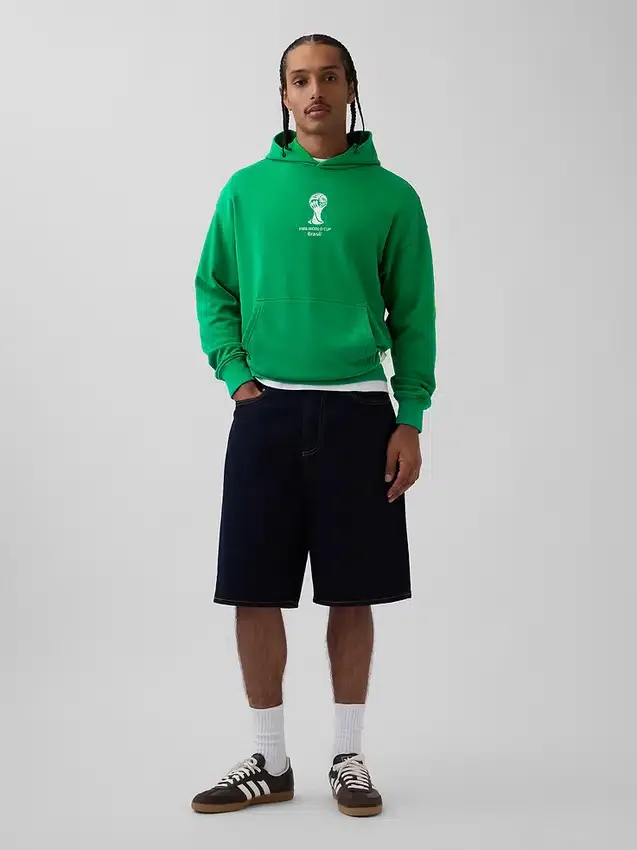 Sweat à capuche oversize en tissu éponge Vintagesoft « Fifa World Cup™ »