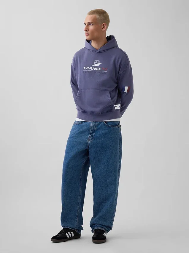Sweat à capuche oversize en tissu éponge Vintagesoft « Fifa World Cup™ »