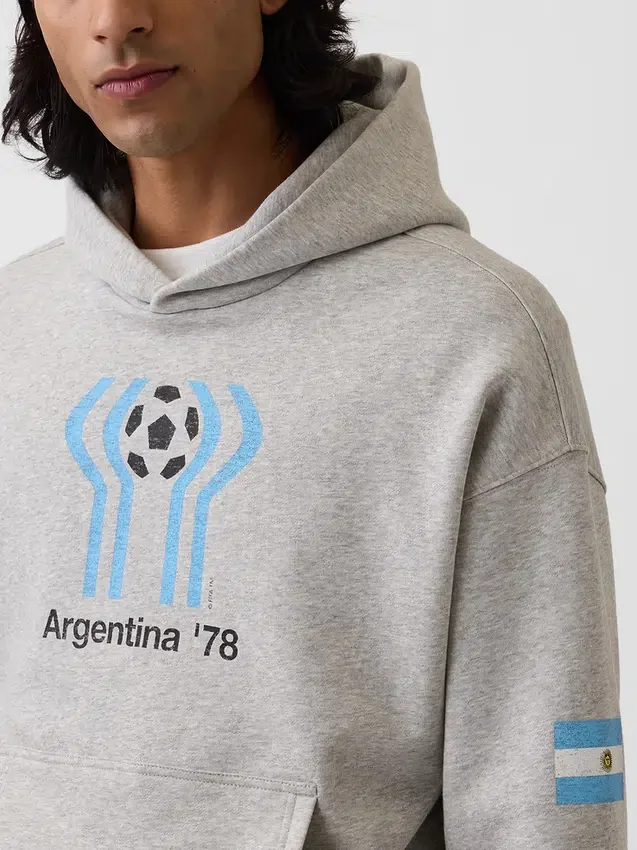 Sweat à capuche oversize en tissu éponge Vintagesoft « Fifa World Cup™ »