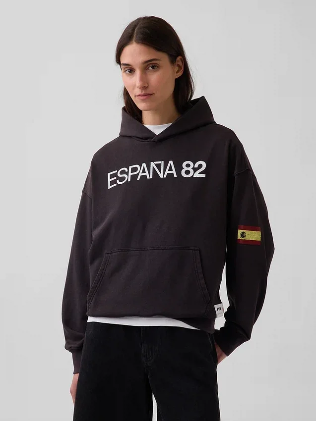 Sweat à capuche oversize en tissu éponge Vintagesoft « Fifa World Cup™ »