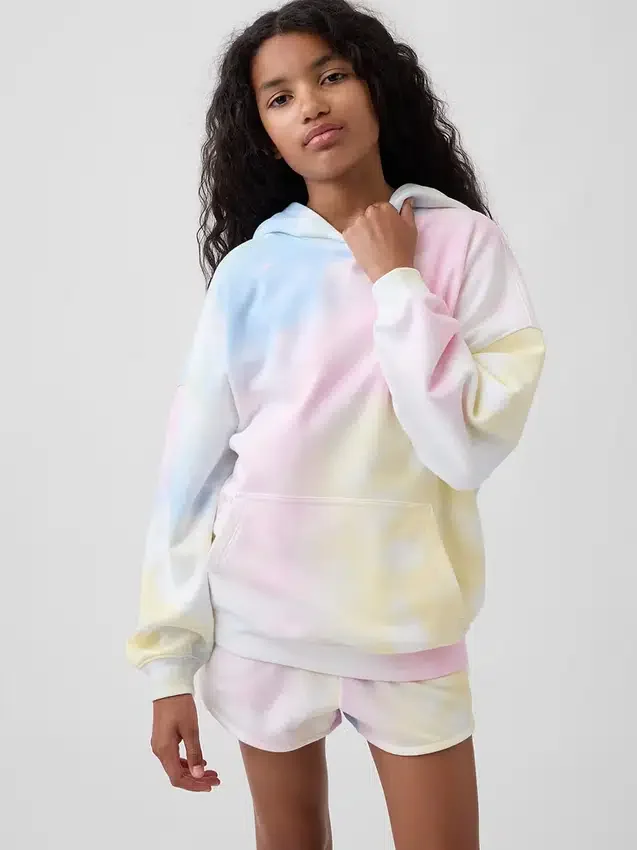 Sweat à capuche oversize en tissu éponge Vintagesoft pour enfants