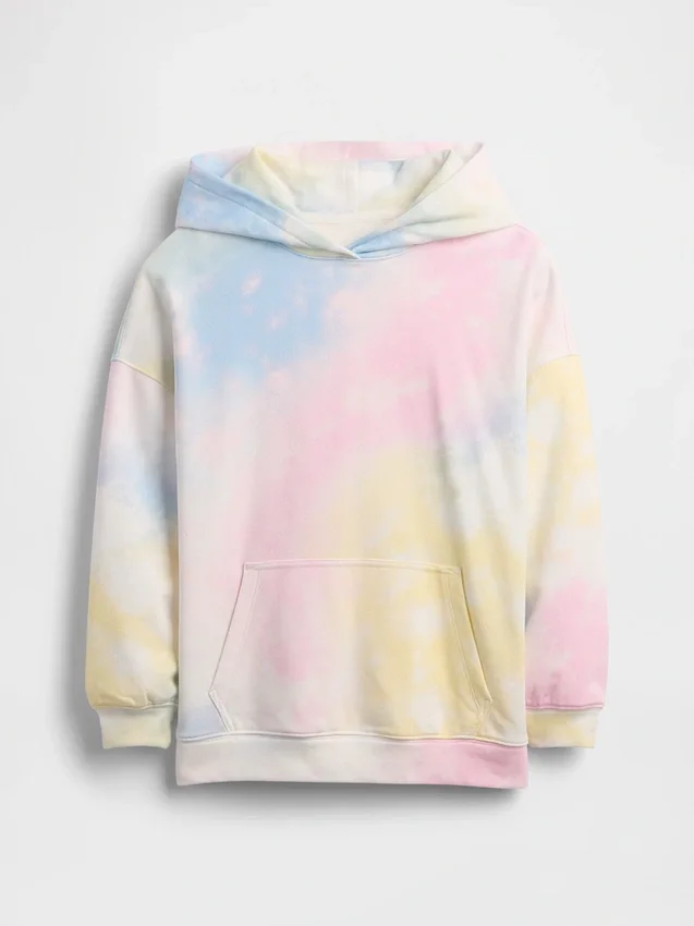 Sweat à capuche oversize en tissu éponge Vintagesoft pour enfants