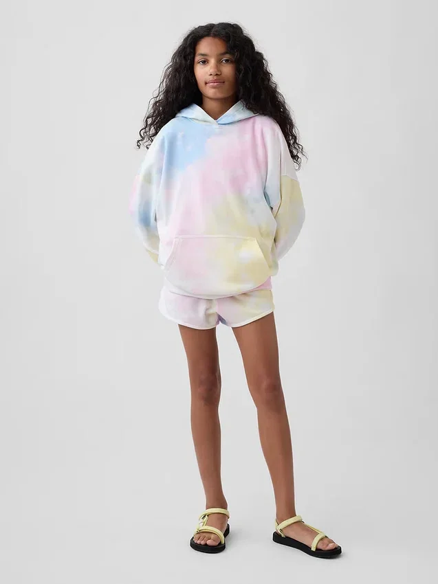 Sweat à capuche oversize en tissu éponge Vintagesoft pour enfants