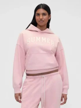 Sweat à capuche oversize épais GAP × Summer Fridays avec logo