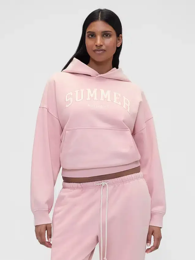 Sweat à capuche oversize épais GAP × Summer Fridays avec logo
