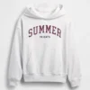 Sweat à capuche oversize épais GAP × Summer Fridays avec logo