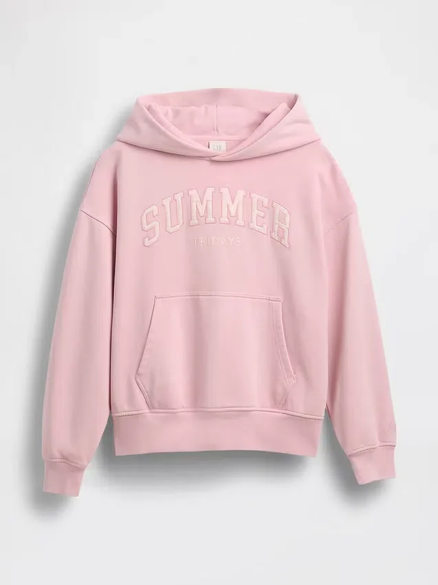 Sweat à capuche oversize épais GAP × Summer Fridays avec logo