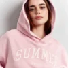 Sweat à capuche oversize épais GAP × Summer Fridays avec logo