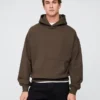 Sweat à capuche oversize épais pour adulte
