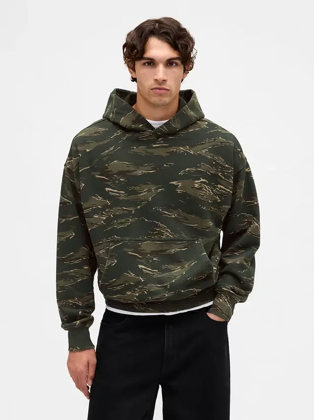 Sweat à capuche oversize épais pour adulte