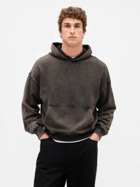 Sweat à capuche oversize épais pour adulte