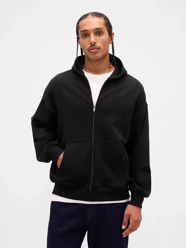 Sweat à capuche oversize épais pour adulte