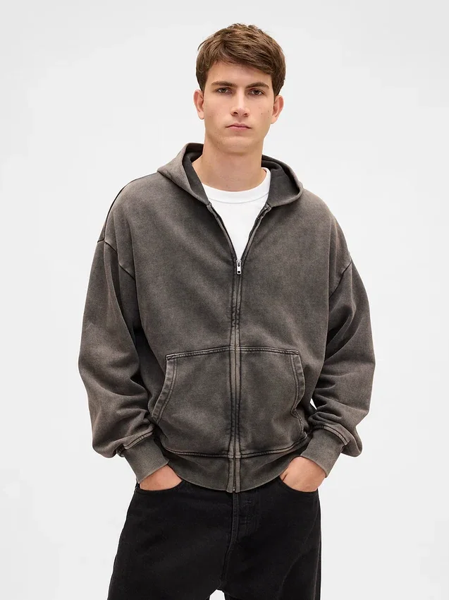 Sweat à capuche oversize épais pour adulte