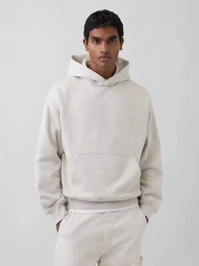 Sweat à capuche oversize épais pour adulte