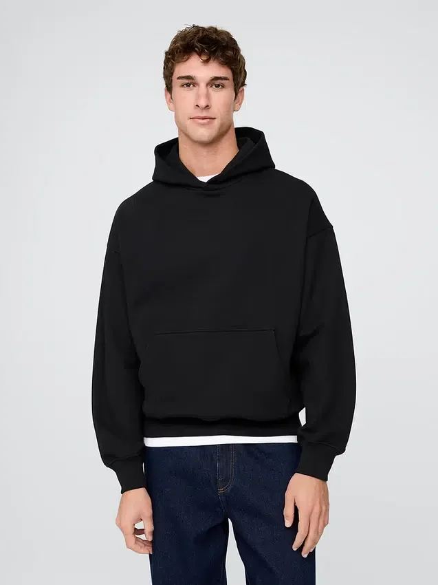 Sweat à capuche oversize épais pour adulte
