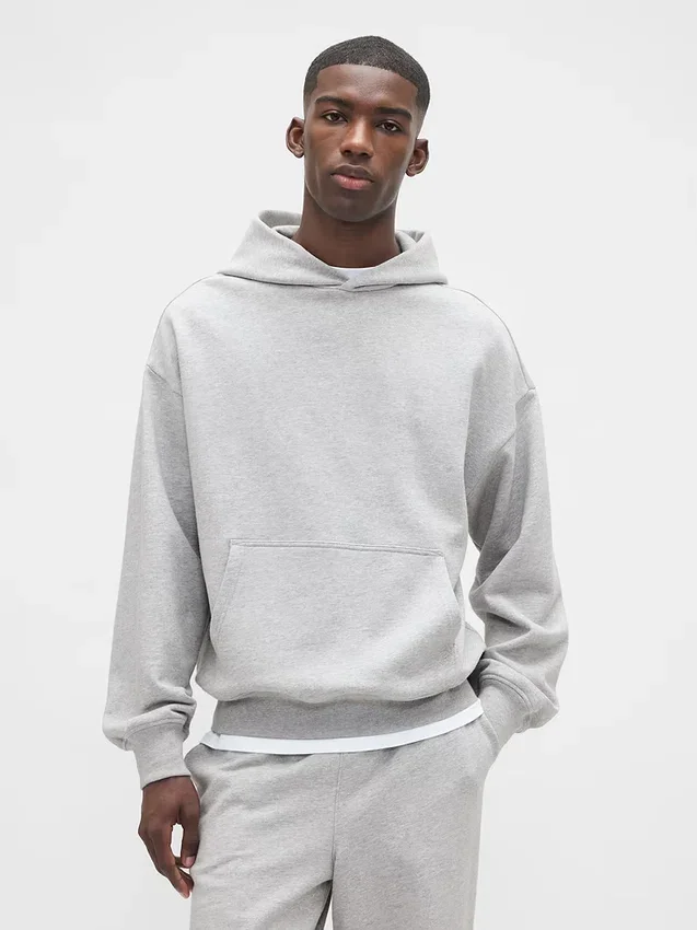 Sweat à capuche oversize épais pour adulte