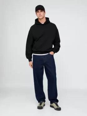 Sweat à capuche oversize épais pour adulte