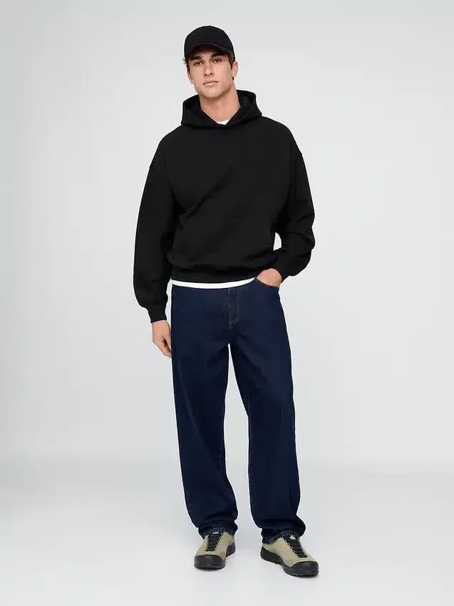 Sweat à capuche oversize épais pour adulte