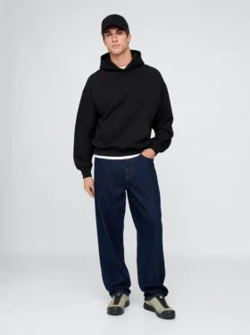 Sweat à capuche oversize épais pour adulte