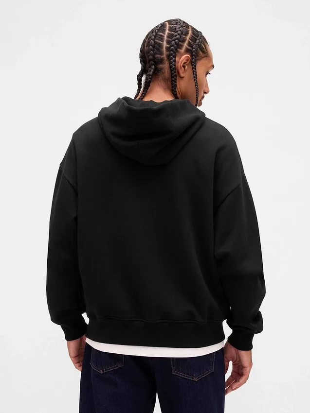 Sweat à capuche oversize épais pour adulte