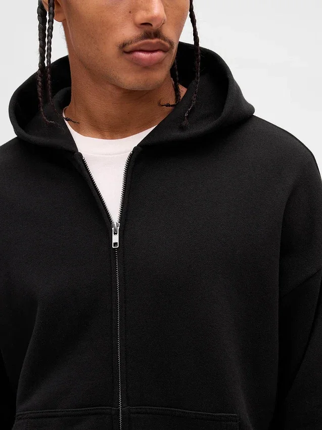 Sweat à capuche oversize épais pour adulte