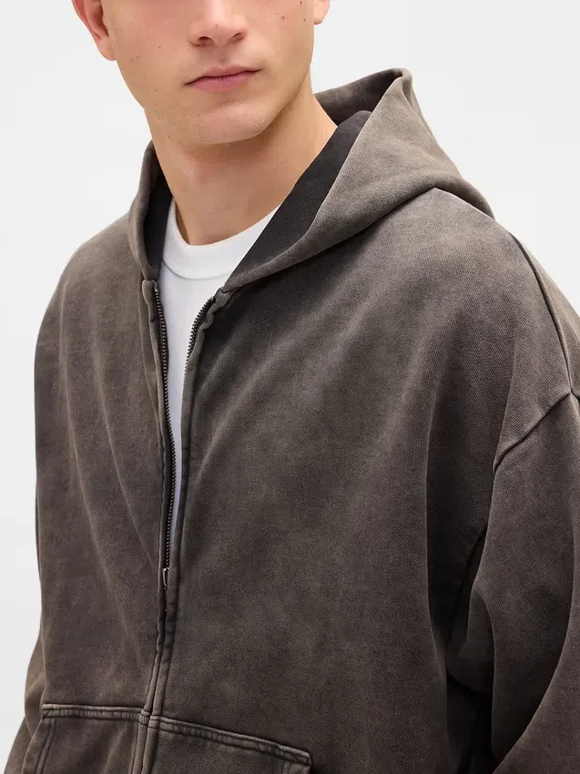 Sweat à capuche oversize épais pour adulte