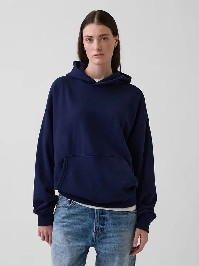 Sweat à capuche oversize épais pour adulte
