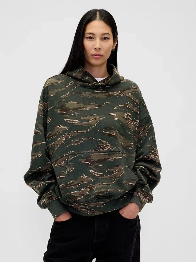 Sweat à capuche oversize épais pour adulte