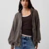 Sweat à capuche oversize épais pour adulte