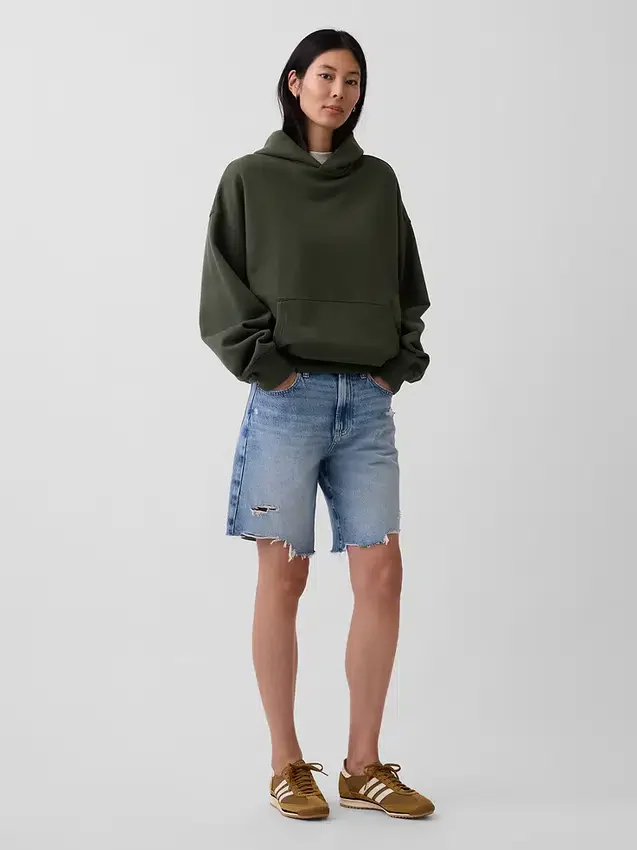 Sweat à capuche oversize épais pour adulte