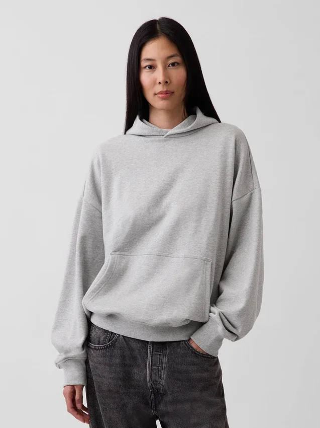 Sweat à capuche oversize épais pour adulte