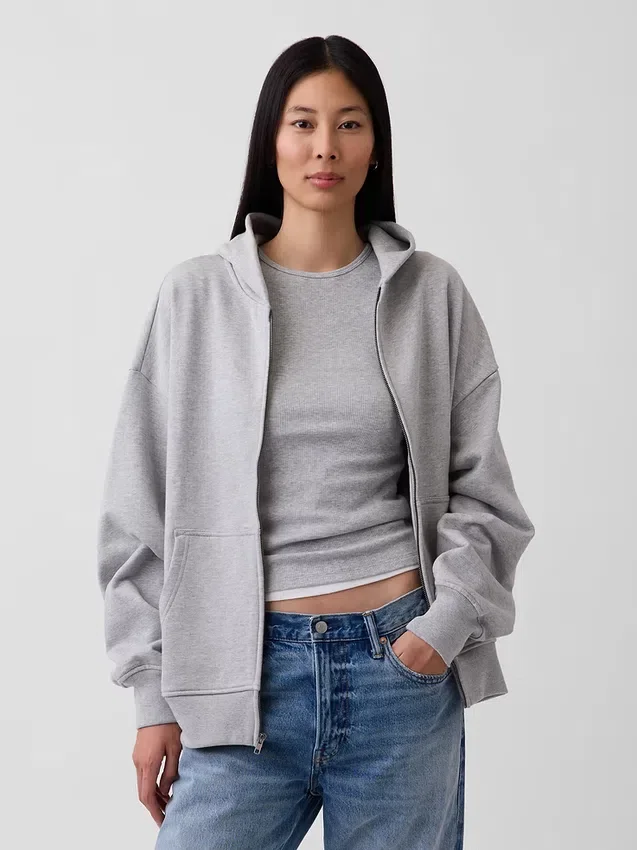 Sweat à capuche oversize épais pour adulte