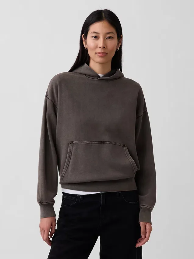 Sweat à capuche oversize épais pour adulte