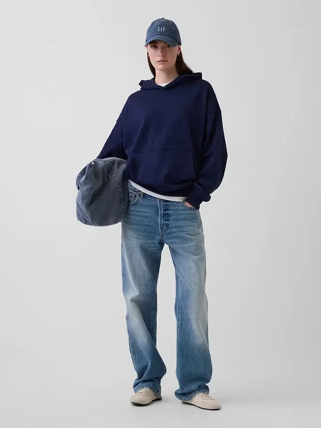 Sweat à capuche oversize épais pour adulte
