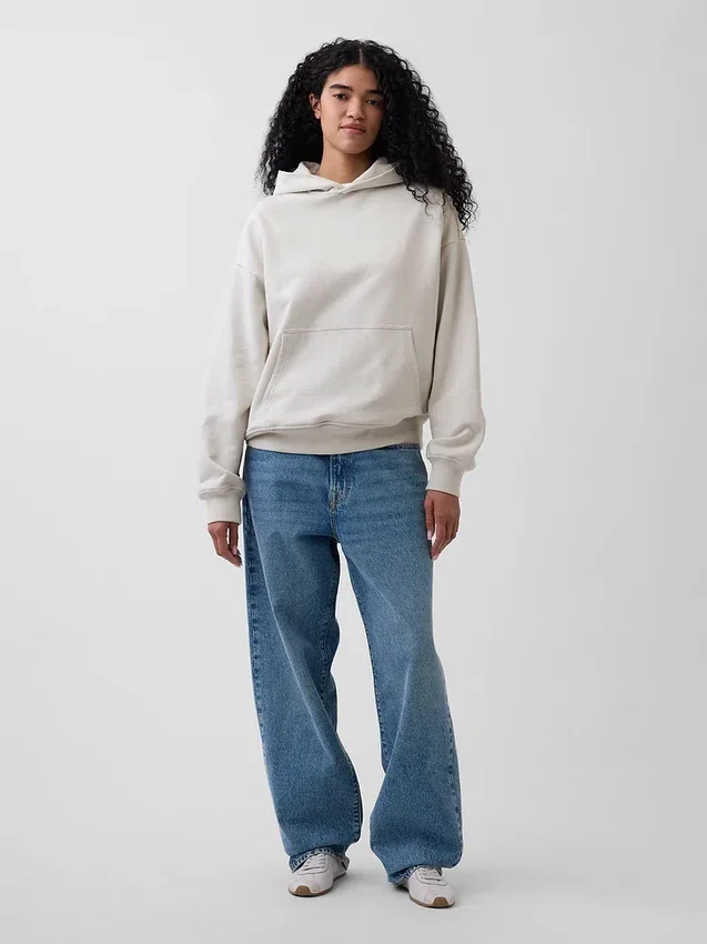 Sweat à capuche oversize épais pour adulte