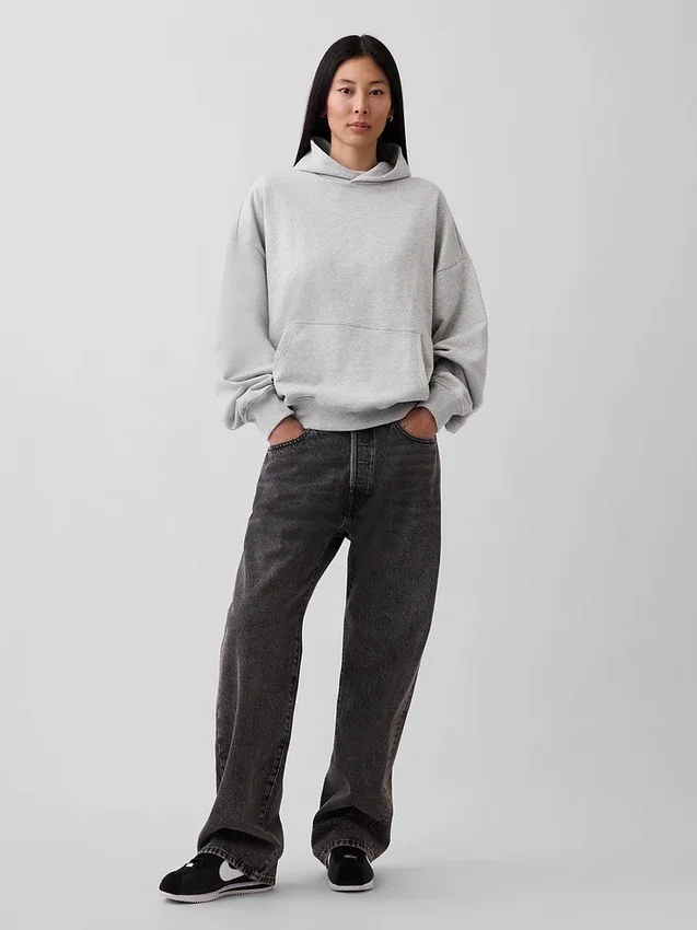 Sweat à capuche oversize épais pour adulte