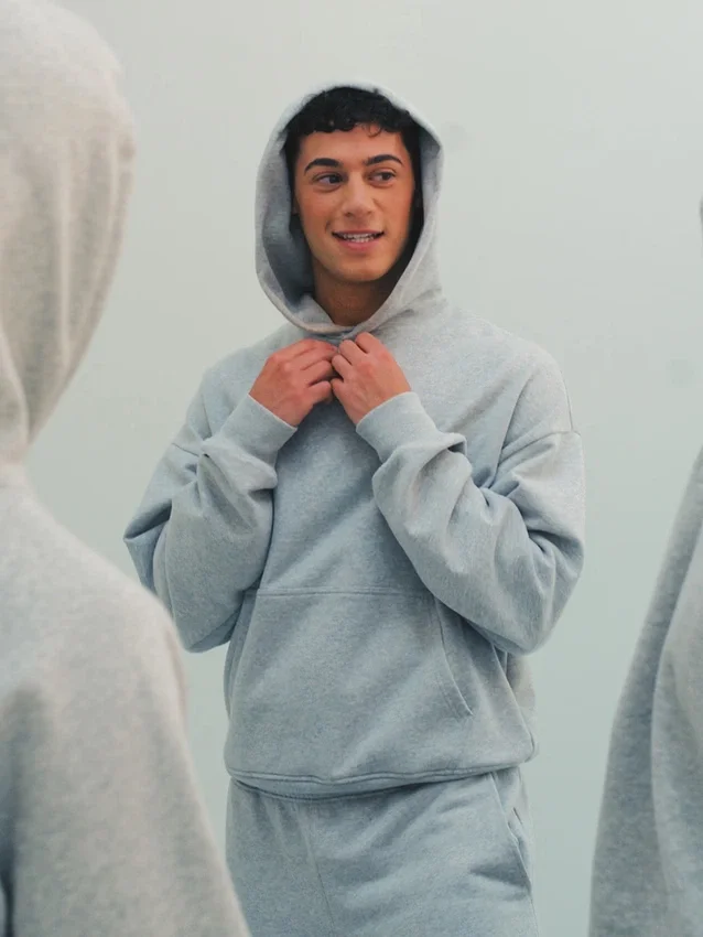 Sweat à capuche oversize épais pour adulte